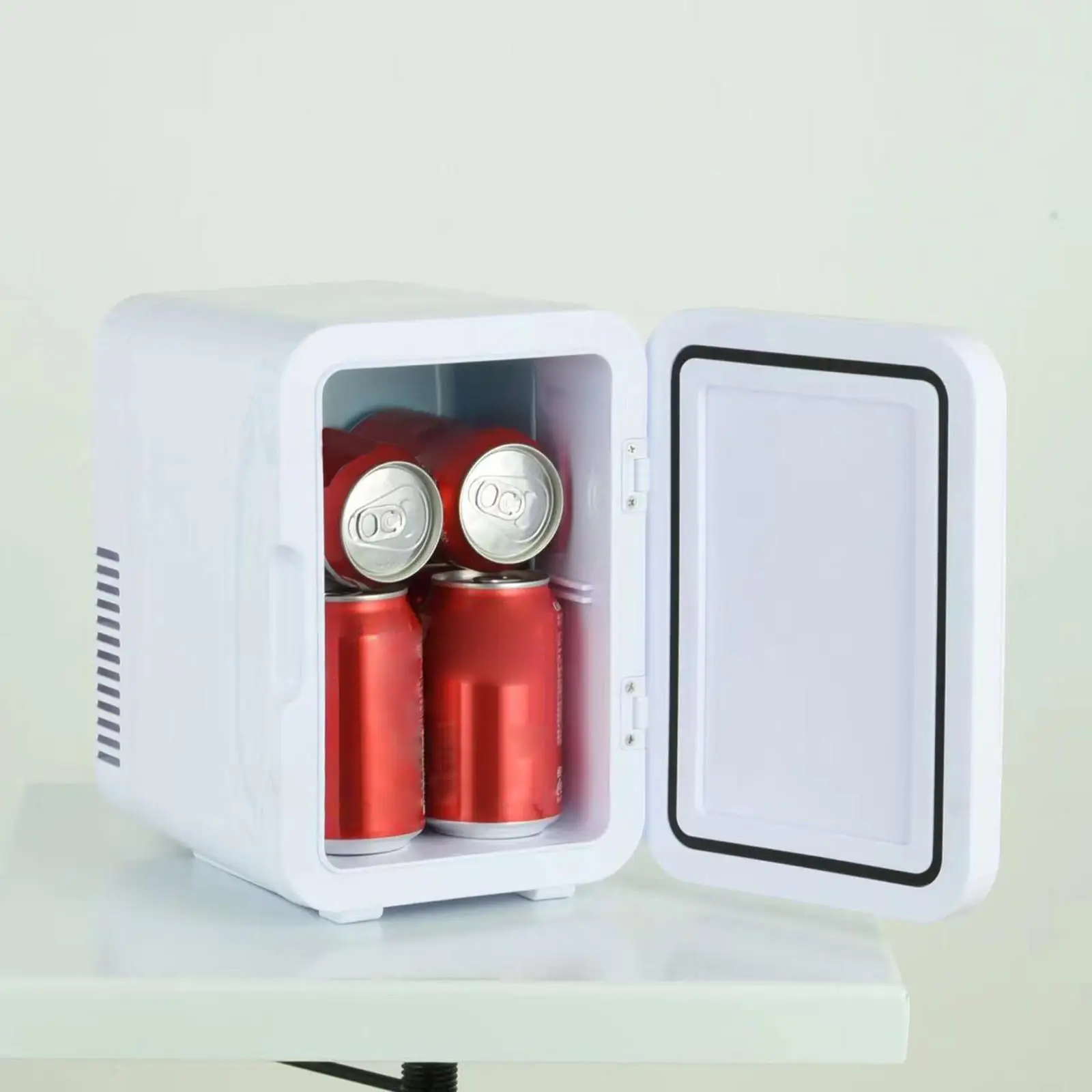 Compact Skincare Fridge 6L Portable Electric Cooler Heating for Makeup Car Dorm Room