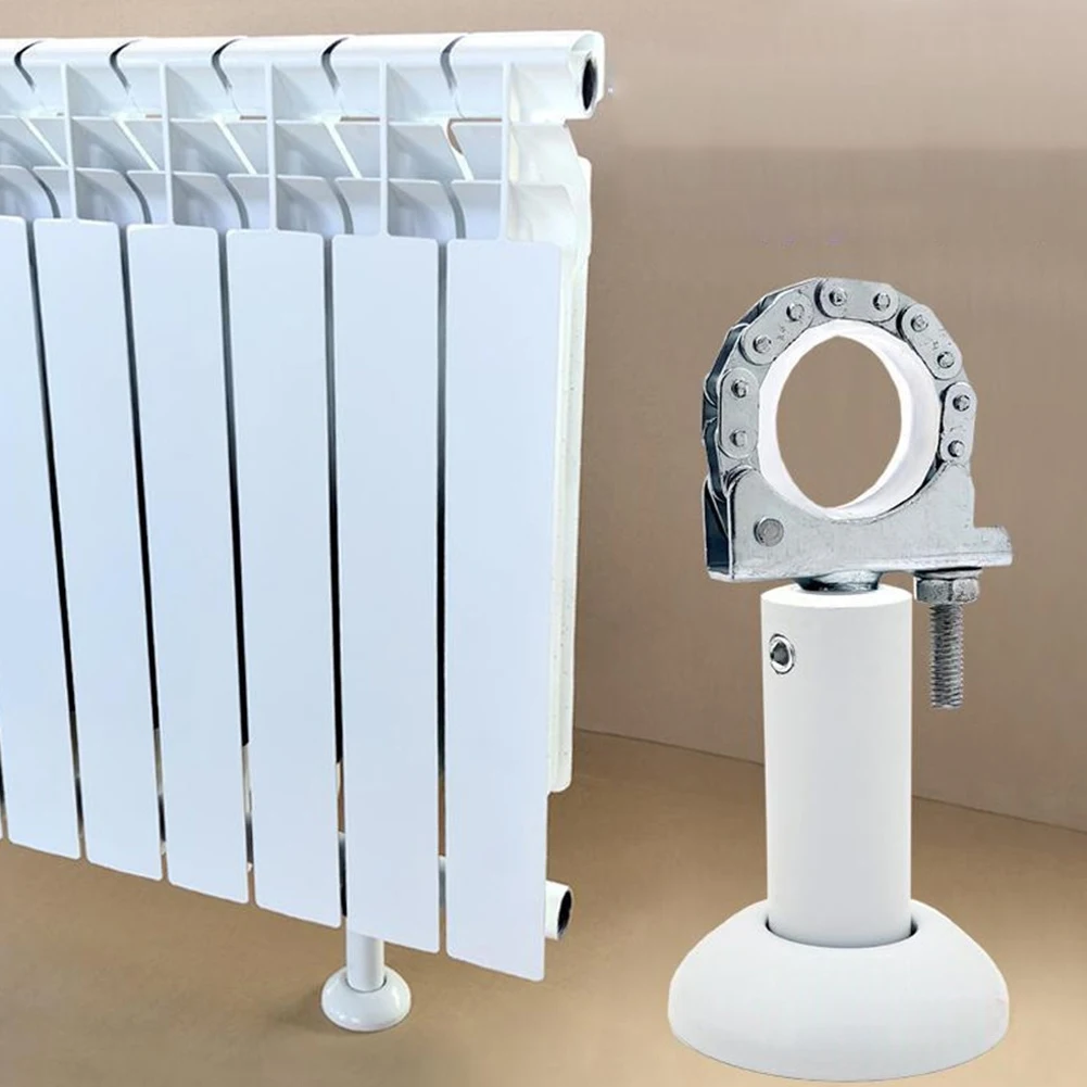 

2PCS Adjustable Floor Brackets for Diecast Aluminum Radiators Steel Radiator Support Stand with Screws and Installation Tools