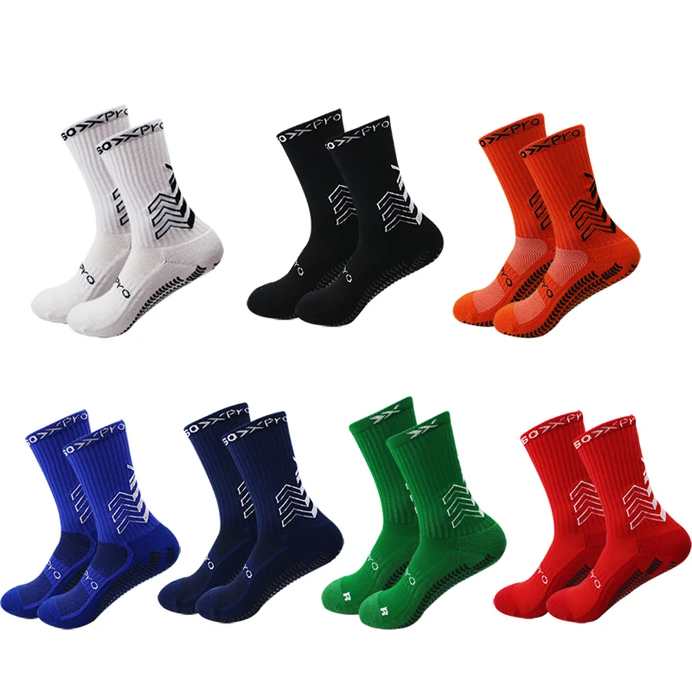 

Glued adult anti slip sports socks, thickened towel bottom, football long socks, basketball socks, sweat absorbing