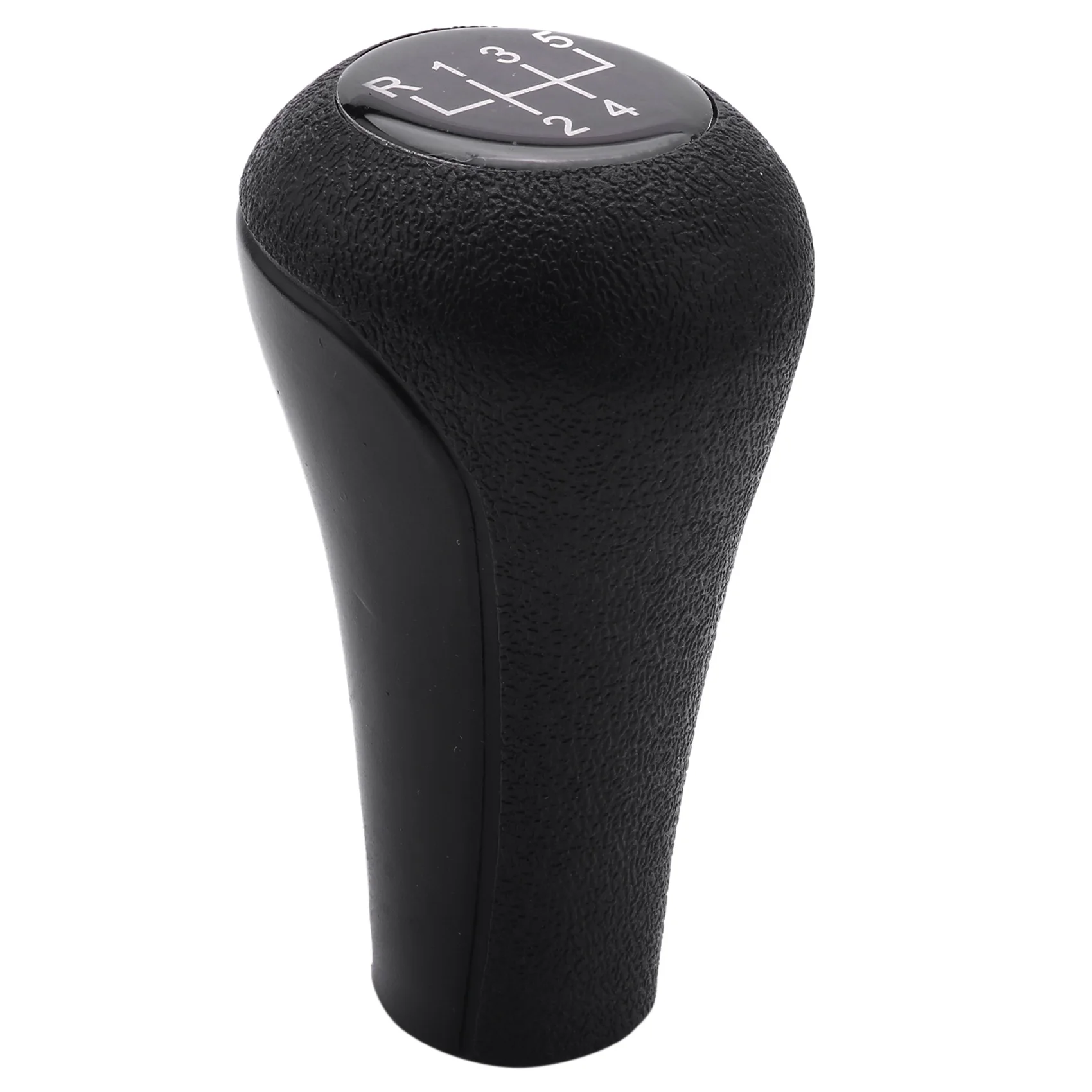 5 speed Manual Plastic Gear Shift Knob 12mm Stick Hole (Black) for BMW Series 1 to 7 X5 E30 E36 E46 E39 E34 Z3