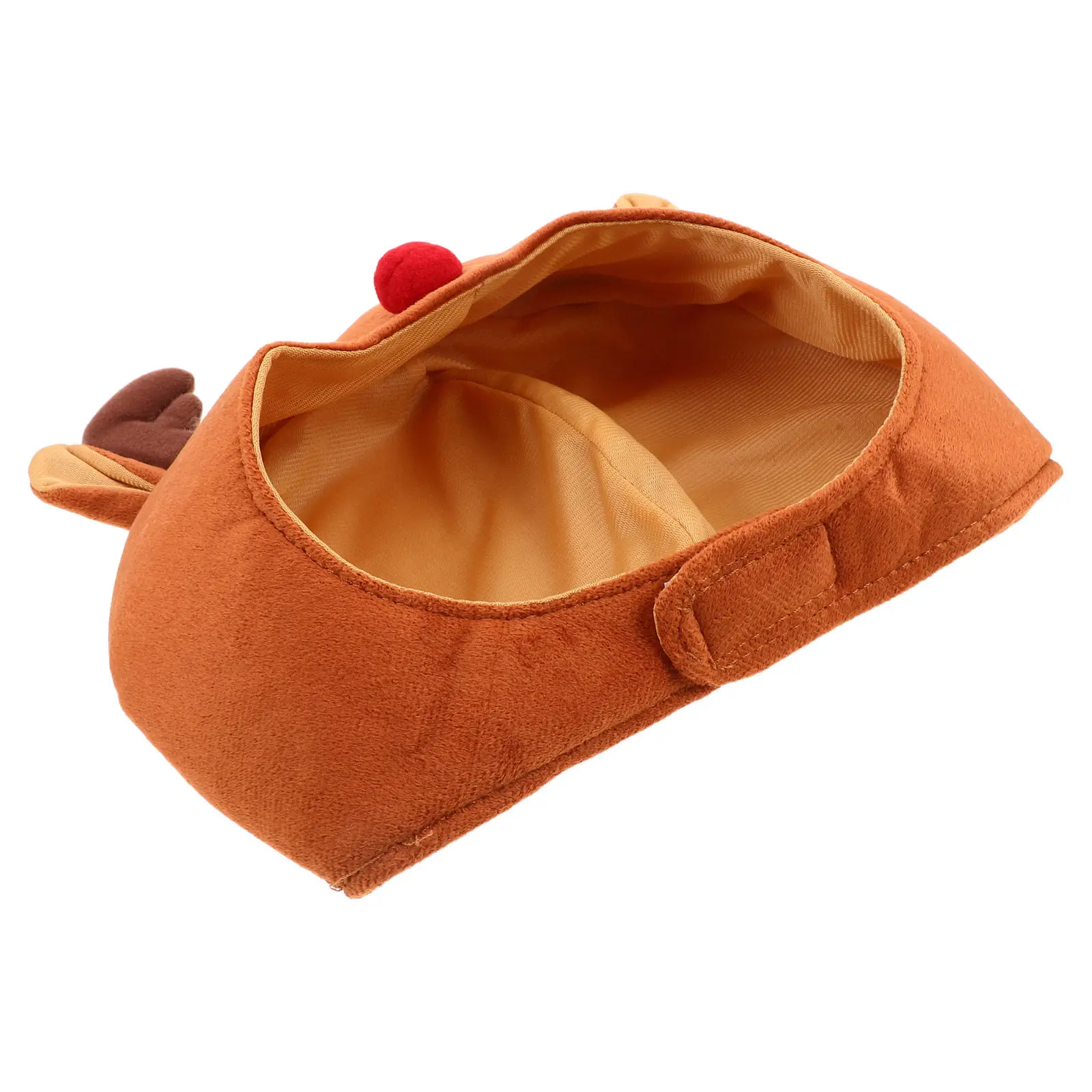 Reindeer Hat Xmas Party Costume Hood Cap Cute Animal Headwear Christmas Deer Cosplay Accessories Warm Winter Beanie Funny Deer