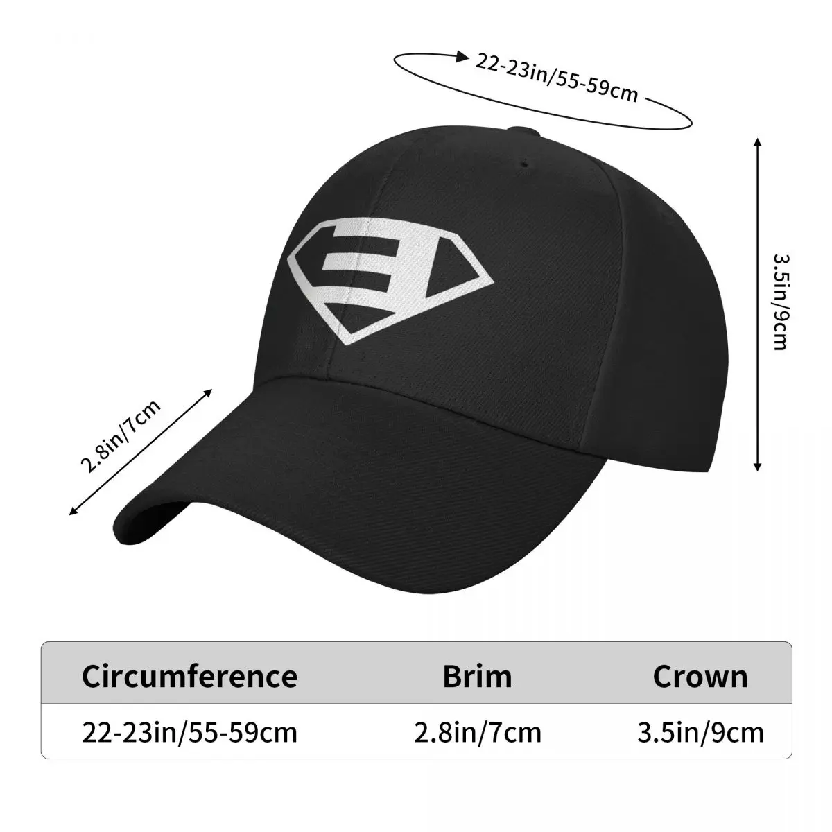 Eminem Logo 874 Man Cap Mens Cap Summer Hat Baseball Caps Men's Baseball Cap Man Hat Baseball Cap