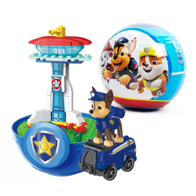 Paw Patrol Toy Big Twisted Egg Skye Watchtower Return Car Paw Patrol Anim Character Marshall Rubble Chase Kids Educational Gifts view 2