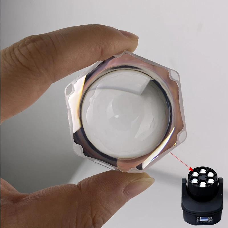 4 قطعة/الوحدة LED عين النحل الصغيرة Led شعاع ضوء الرأس المتحرك 6x15 واط استبدال قطع الغيار لين