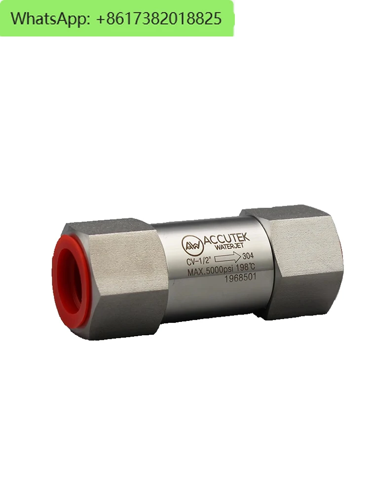 

Односторонний клапан высокого давления из нержавеющей стали AW304, 2/3/4/6, разделенный, высокотемпературный обратный клапан 316, газовая труба, запорный клапан водяного насоса