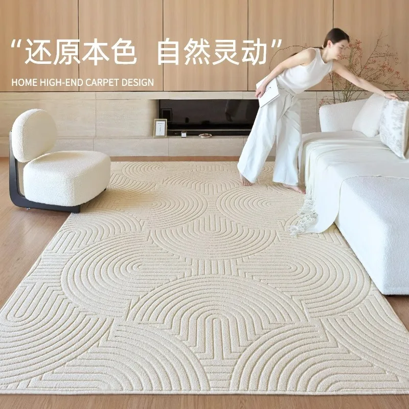 Carpet living room waterproof bedroom bedside rug floor mat stain resistant and washable