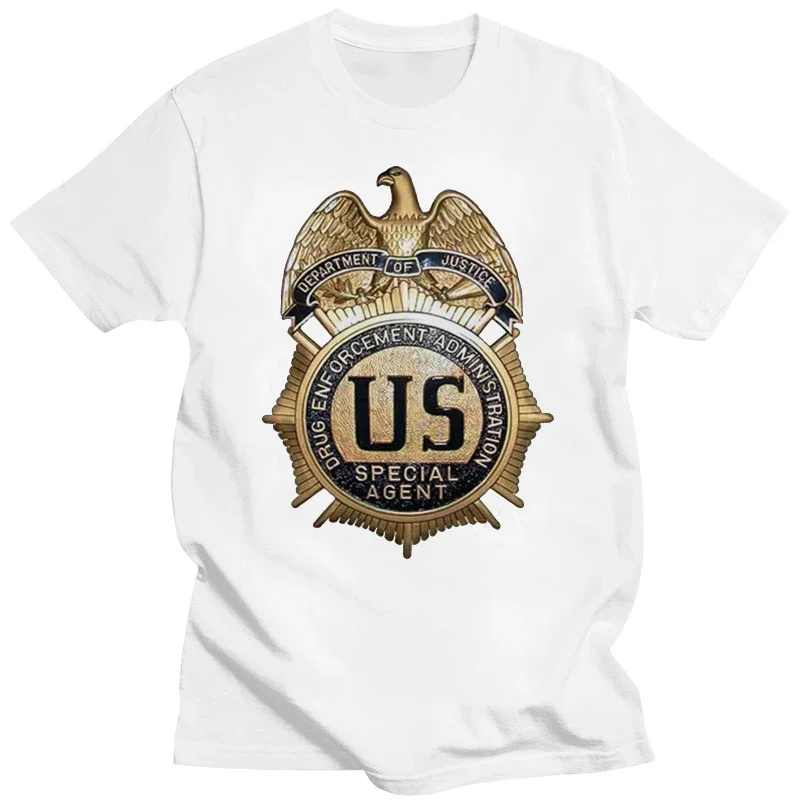 Herren DEA Agent Special USA Amerika Enforcement Agancy Fun Tee Shirt Printed  Harajuku Top Fitness Brand Clothing T-Shirt