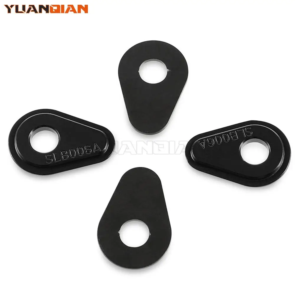 For YAMAHA YZF R1 YZFR1 YZF-R1 2002-2014 2013 2012 2011 2010 2009 2008 Motorcycle 4pcs Turn Signal Indicator Adapters Spacers