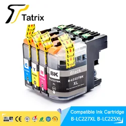 Tatrix lc227 lc225 lc227xl lc225xl cartucho de tinta completo compatível para o irmão DCP-J4120DW/j4420dw/j4620dw/j4625dw/j5620dw/j5620dw/j5625dw