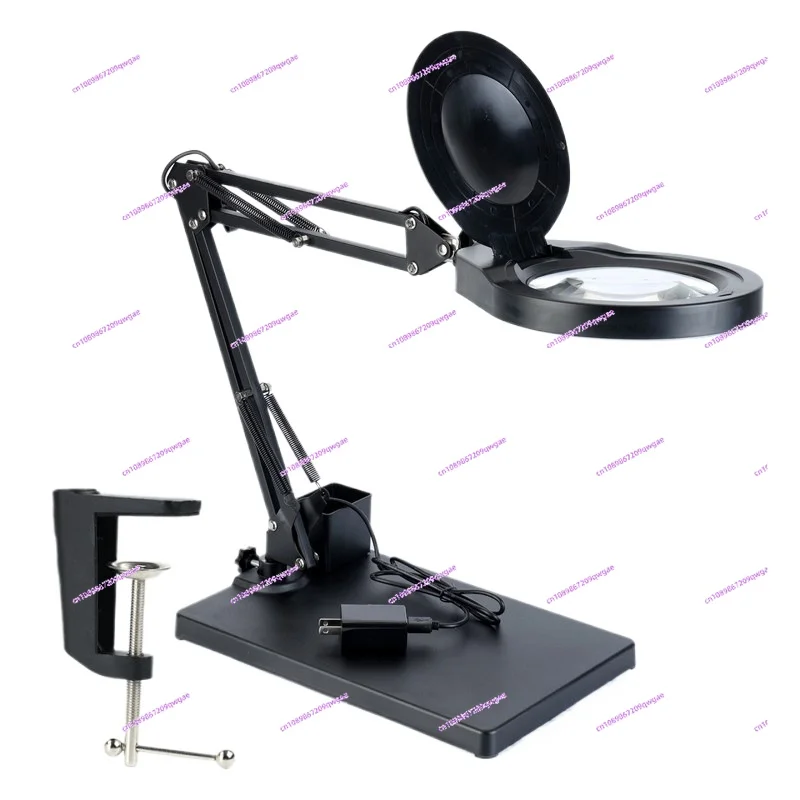 

Clip desktop magnifying glass mobile phone repair special LED lamp circuit board genuine elderly read 340 times