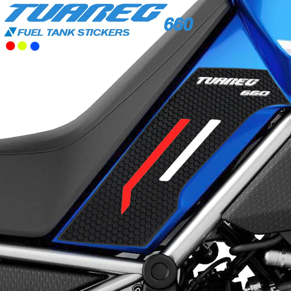 For TUAREG 660 2022 Motorcycle Tank Pad Protector Sticker Decal Gas Fuel Knee Grip Traction Side Sticker