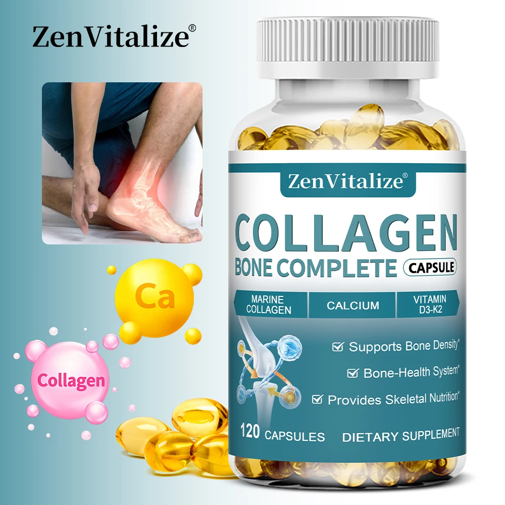 

Collagen Bone Полные капсулы для кожи, волос, сухожилий, хряща, костей и суставов. Здоровье. Антивозрастной регенератор. Коллаген.