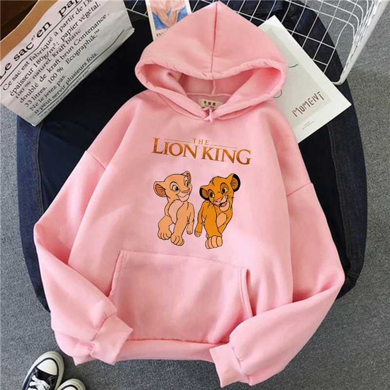 Y2k Hip Hop 90s Women Hoodies Kawaii Hakuna Matata Hoodie Disney The Lion King Sweatshirt  Women Clothes Hoody Famale