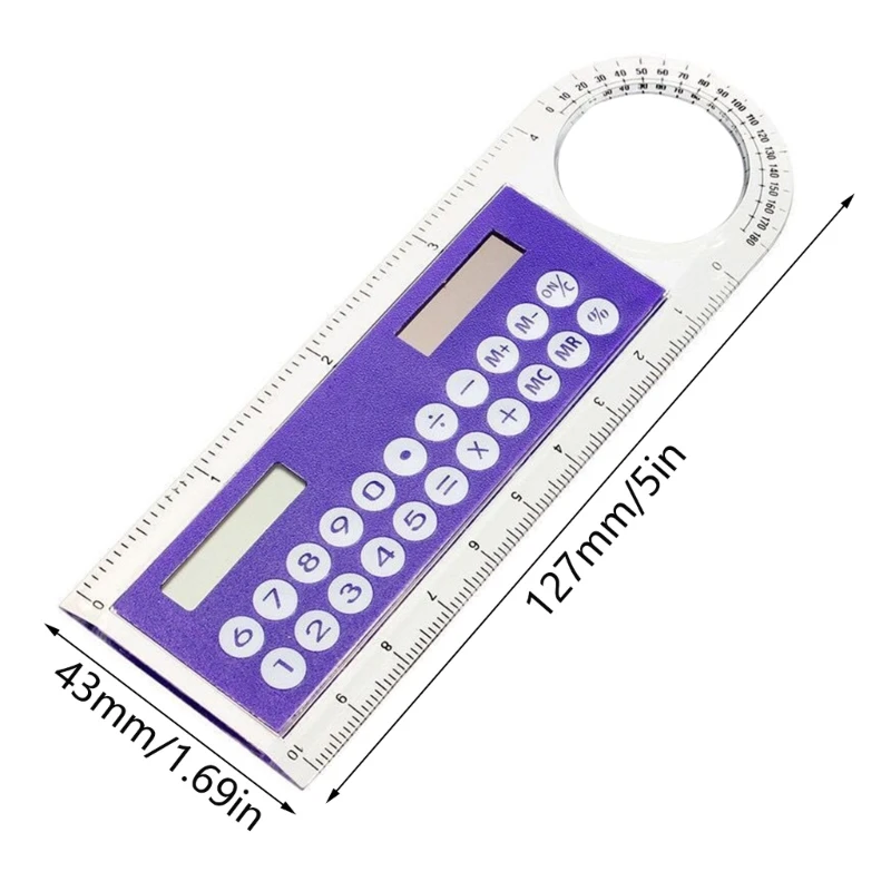 Multi-functional Calculators with Rulers Basic Standard Calculators 8-Digit for Kids Adults Office School Dropshipping