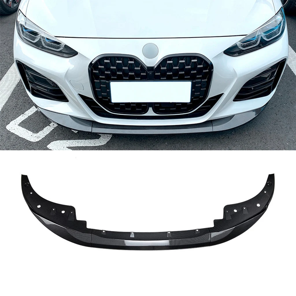 

Front Bumper Lip Spoiler For BMW 4 Series 425i 430i G22 G23 G26 2020+ Front Bumper Protector Lower Blade Splitter Car Styling