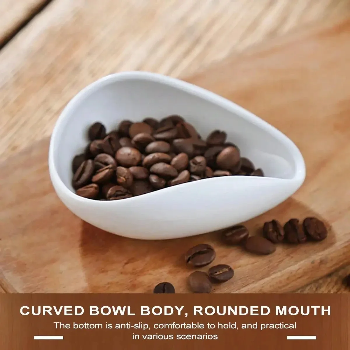 

Leeseph Coffee Beans Dosing Cup, Pure White Ceramic Tea&Coffee Beans Vessel, Ceramic Dosing Vessel fit Coffee or Tea, Best Gift