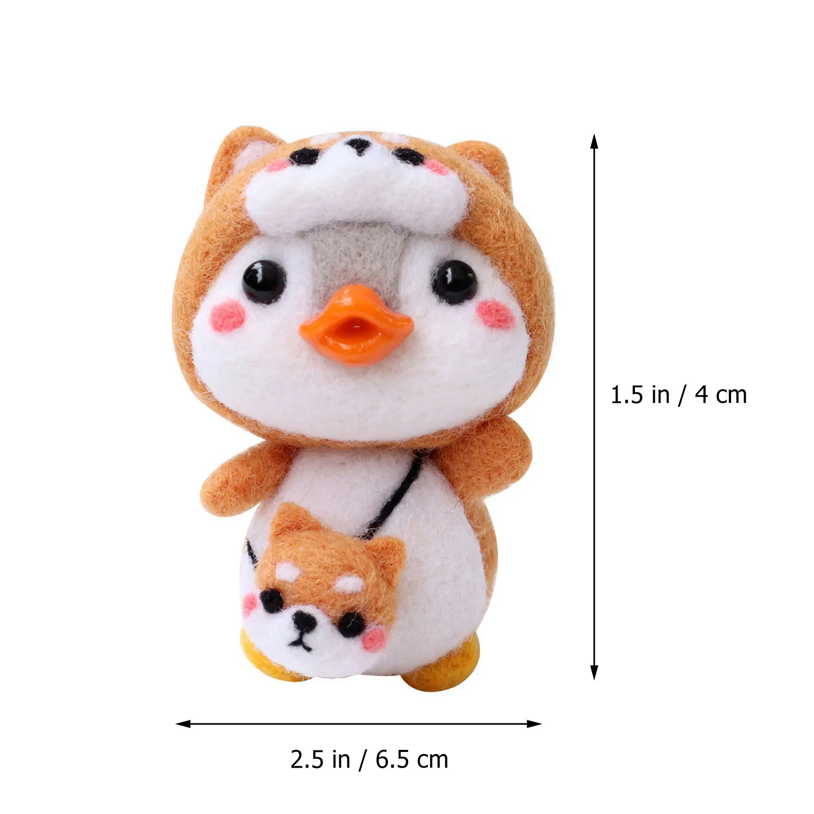 

Penguin Felting Kit Wool Craft Supplies Cute Needle Felt Polyester Mini Decorations DIY Art Projects H made Sewing