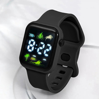New Children's Smart Watch Simple and Multi functional Coconut Tree Pattern LED Touch Screen Student Sports Electronic Watch