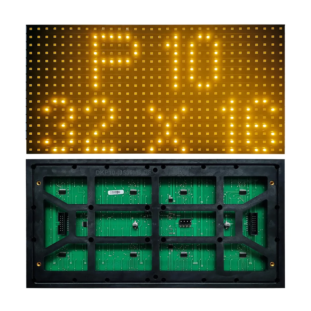 

SMD P10 single yellow color LED module led panels,LED matrix 32x16, indoor LED display module,LED advertising sign 320mm*160mm