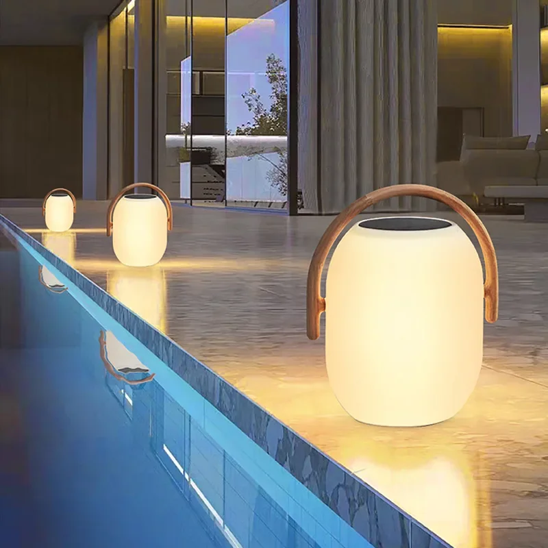 Solar Lawn Outdoor FloorBalcony Decorative Villa Courtyard Ambient Light Waterproof Camping