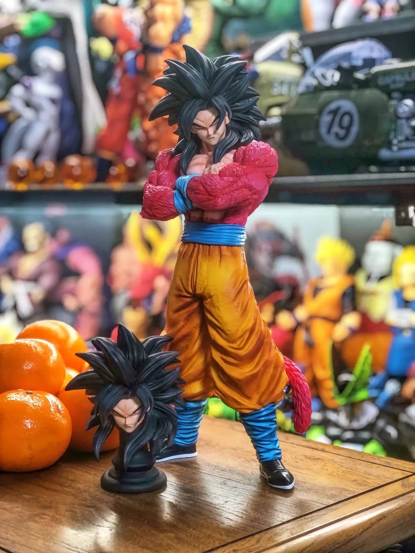 

In Stock Dragon Ball Anime Goku Super Saiyan 4 Vegeta Goku Brother Anime Jt Statue Dx Model Collection Desktop Toy Male Gifts