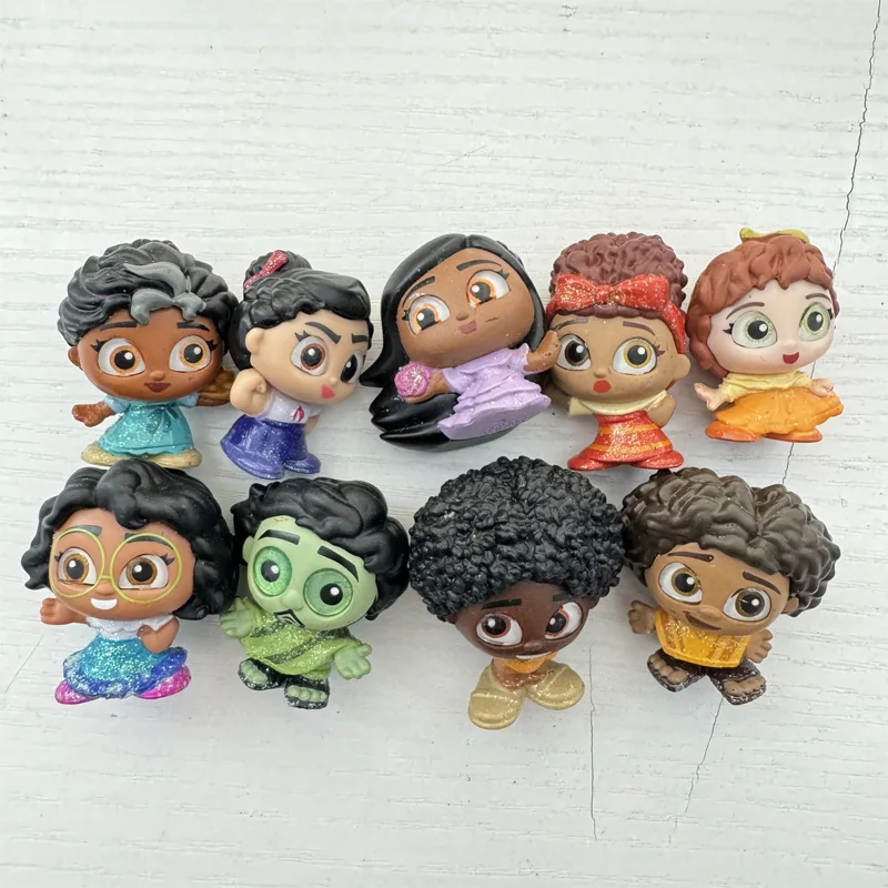 Disney Doorables Anime Figuren Beliebte Charakter Set Cartoon Charaktere Modell Kawaii Big Eyed Puppe Spielzeug Sammeln Ornamente Geschenke