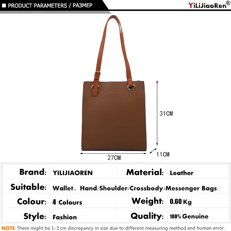 Fashion Ladies Large Capacity Handbags High Quality Leather Shoulder Bags Designer New Elegant Women Top Handle Tote Bag Female