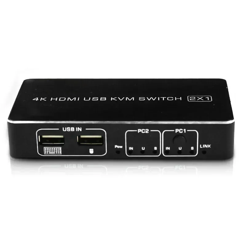 

4K 60 Гц 2 порта USB HDMI KVM переключатель 1080p HDMI2.0 переключатель 2X 1 поддержка клавиатуры мыши принтера, ноутбука к монитору видео конвертер