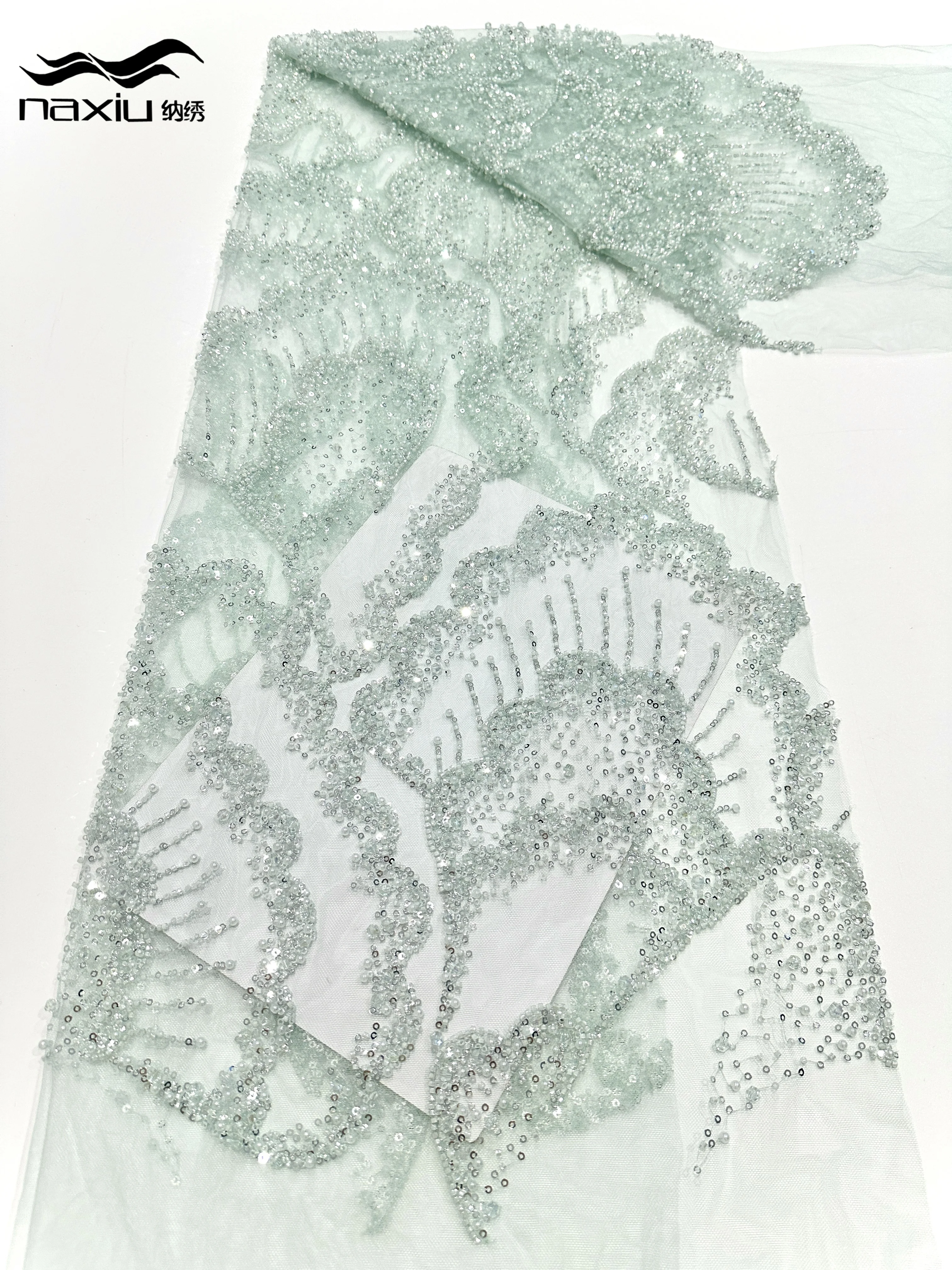 ماديسون الأفريقي الخرز الثقيل أقمشة الدانتيل 2025 جودة عالية النيجيري الترتر الفرنسية تول مواد النسيج لحفل الزفاف