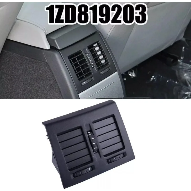 

For Skoda Octavia 1999-2015 YETI 2010-2017 Rear Air Conditioning Outlet Center Vent Assembly 1ZD 819 203 1ZD819203