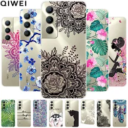 Realme C65 용 귀여운 투명 TPU 실리콘 소프트 휴대폰 케이스, Realme C65 4G C 65 투명 커버, 6.67 인치 RMX3910