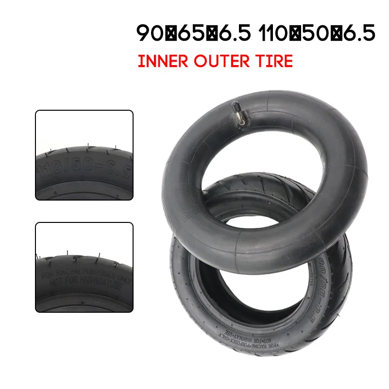11-Zoll-Reifen 90/65-6,5 110/50-6,5 Reifen für 47/49CC Mini-Motorrad-Vorder- und Hinterradteile