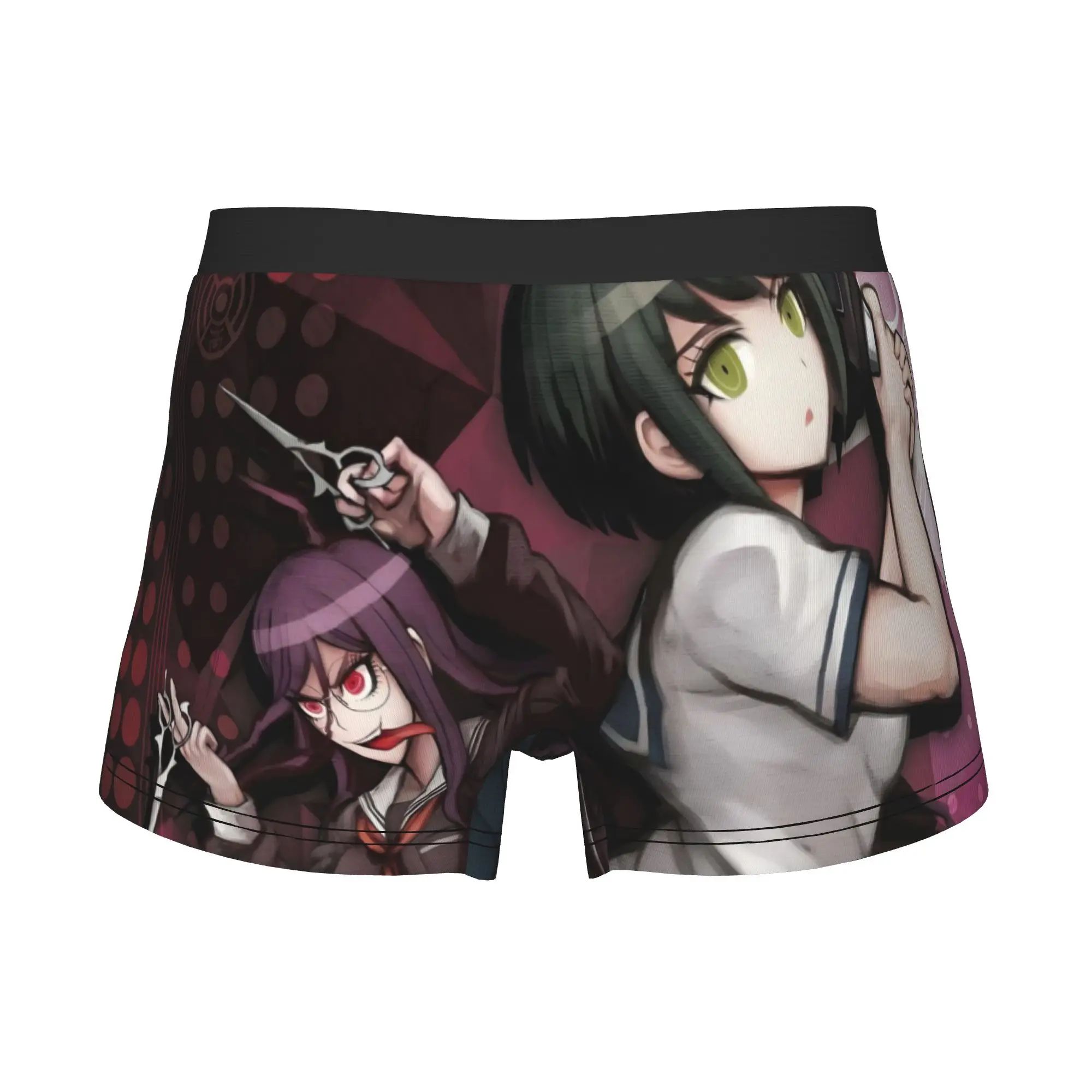 Comics Komaru Naegi Boxer Shorts For Homme 3D Printed Toko Fukawa Underwear Panties Briefs Soft Underpants