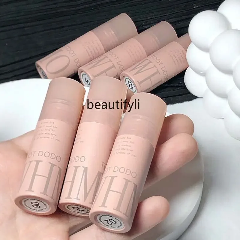 zq Velvet Lip Glaze Matte Surface Easy to Color, Dry, Moisturizing and White, Long-Lasting Natural Non-Stick Cup, No Makeup