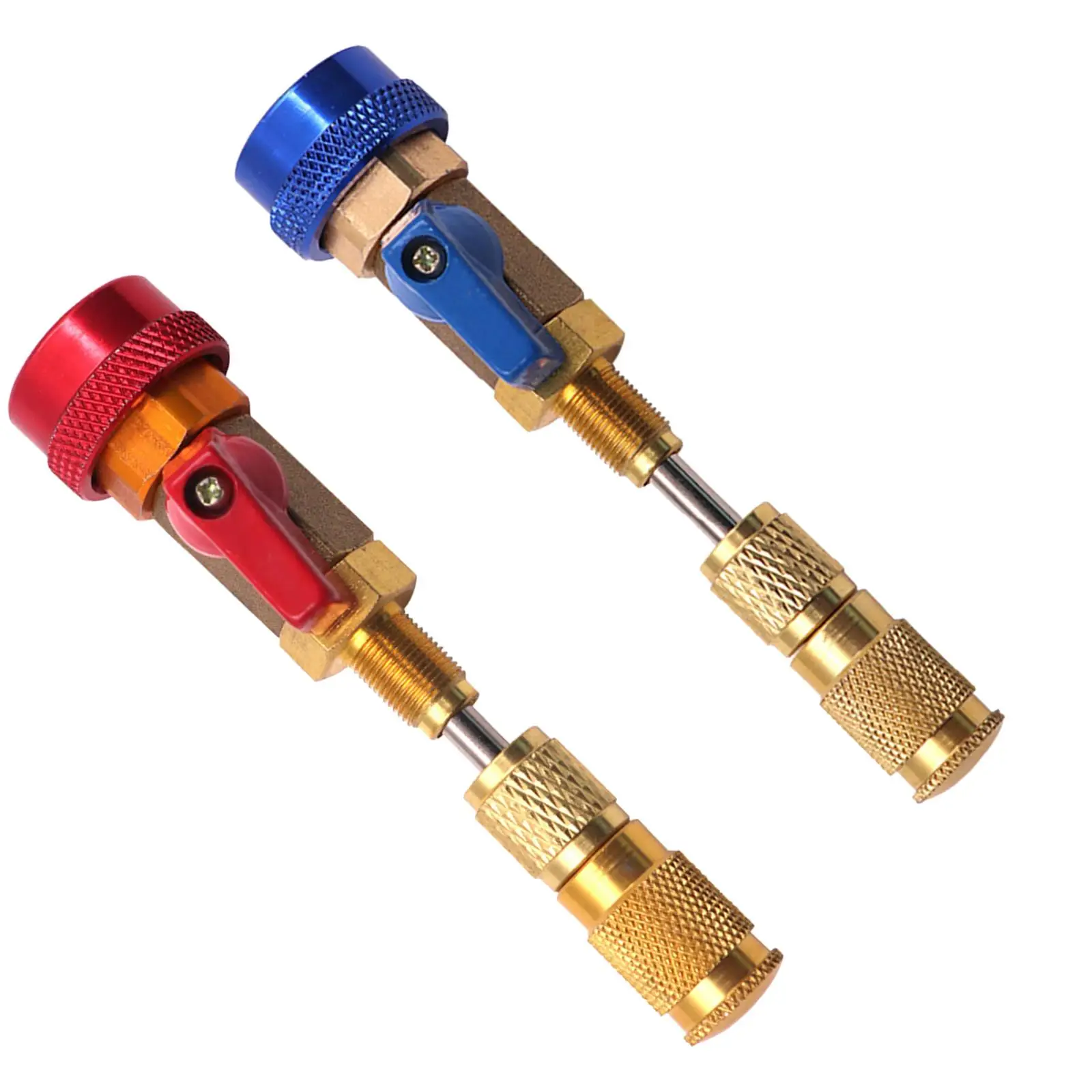 Adjustable R134A Valve Core Quick Remover Installer Durable Aluminum Alloy Car and Household AC Repair Tool