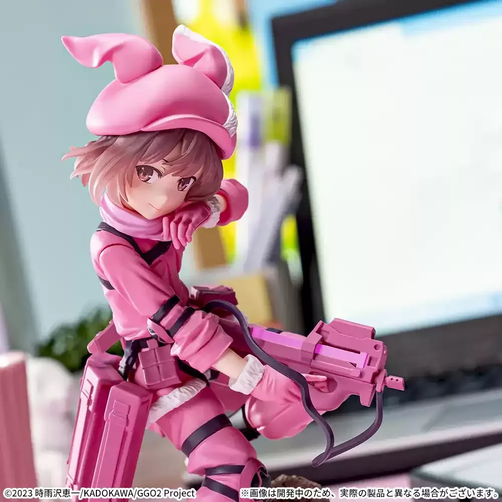 Original Luminasta Series Gun Gale ออนไลน์ LLENN/Kohiruimaki Karen Action Figure งานอดิเรกสะสมเดสก์ท็อปเครื่องประดับ