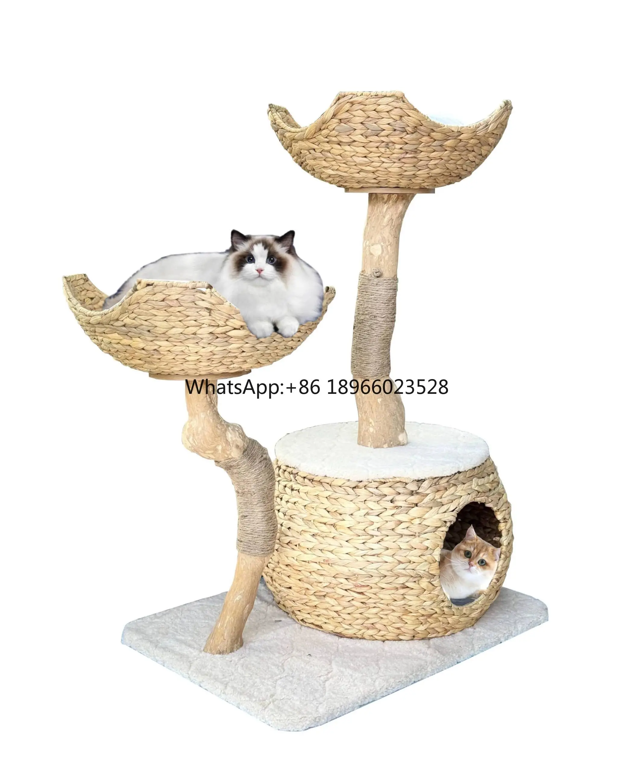 

Large Cat Trees House Tower with Scratching Tree