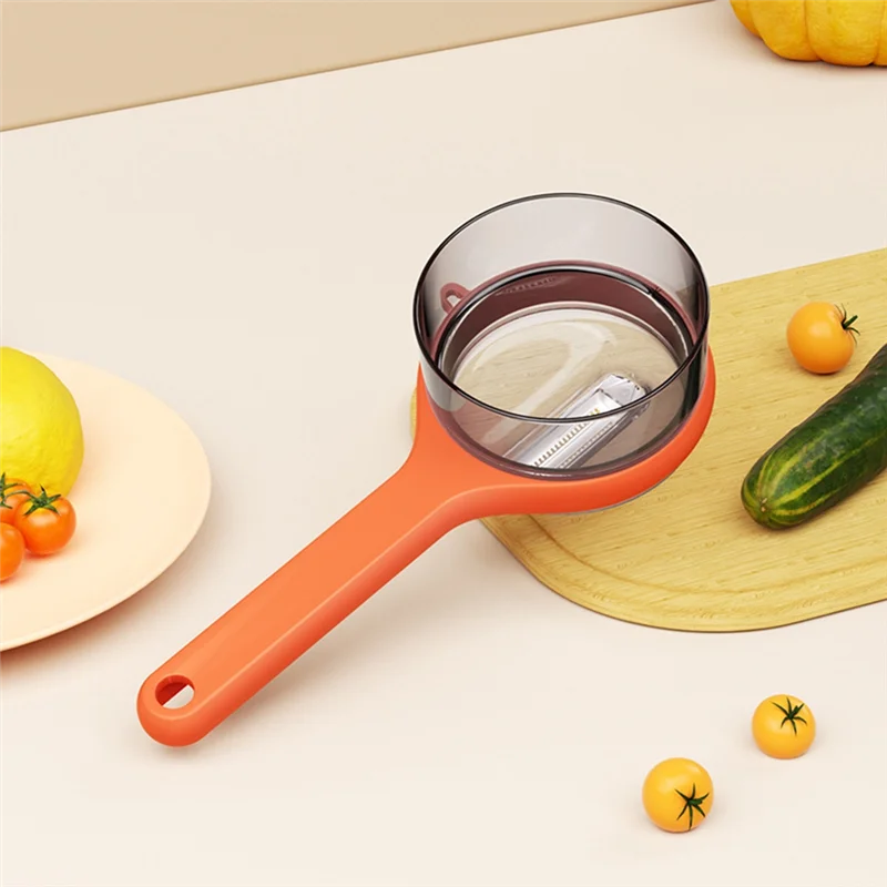 

AD30-4PCS Peeling Knife With Storage Box Fruit And Vegetable Peeler With Storage Box Doublesided Stainless Steel Blade Peeler