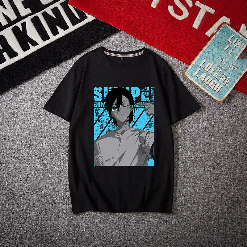 

Summer Time Rendering Summer Anime Cosplay T-shirt Short Sleeve Unisex Men TEE