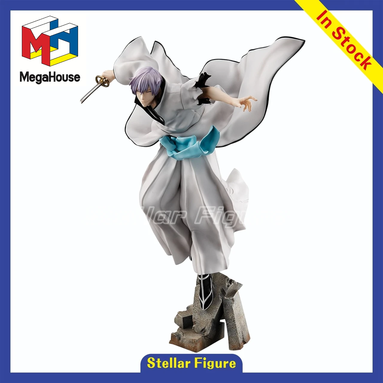 

【SF】In Stock MegaHouse GEM Series BLEACH Realm Ichimaru Gin Figures Gift Model Collection