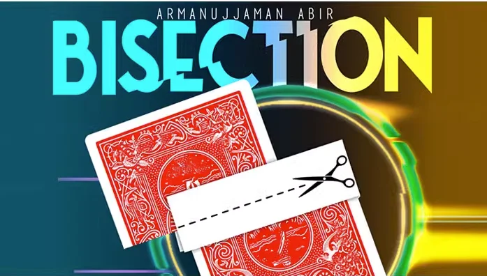 

Bisection by Armanujjaman A Card Magic and Trick Decks Beginner Close Up Performer Street Magic Props Gimmicks Illusions Fun