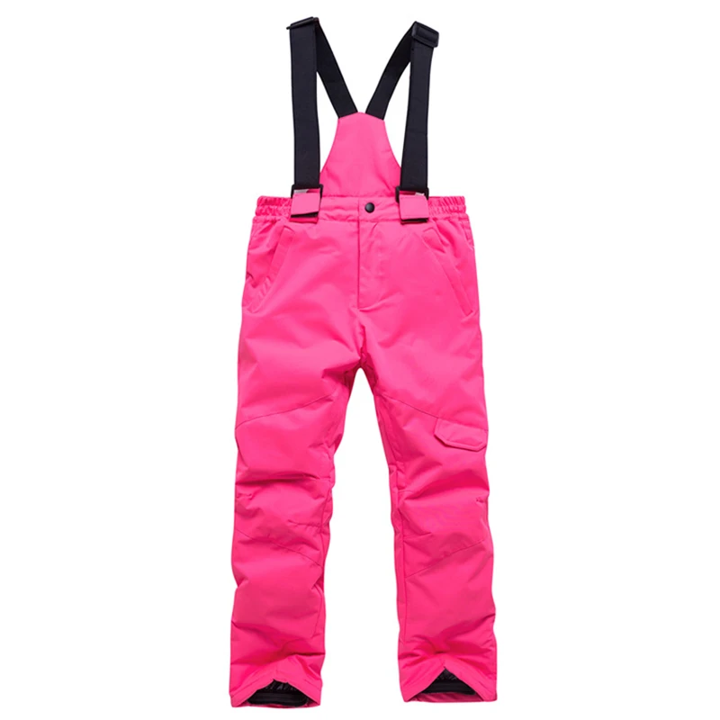 New 4-12 Years Old Children Ski Pants Boys and Girls Outdoor Sports Warm Snow Skiing Pants Kids Snowboarding Trousers