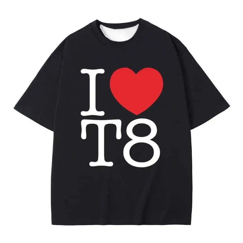 

2025 Singer Tate Mcrae T8 Music T Shirts Men's Women Vintage T-shirt Quick Dry Oversized Short Sleeve Tee Tops for Fans Gift