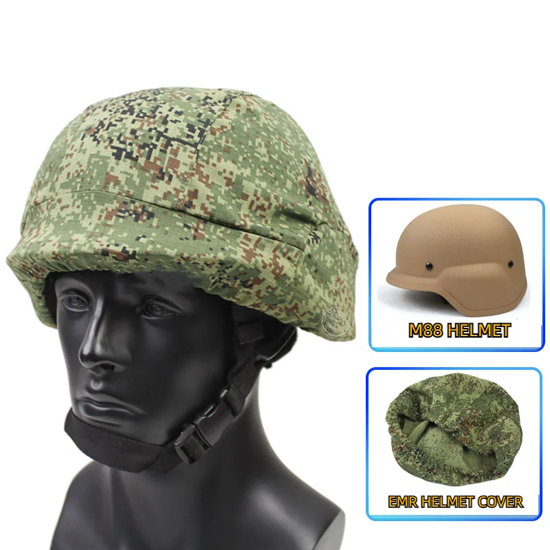 FRP M88 Anti-riot Tactical Helmet Russian EMR Camouflage Helmet Training Protection 1.35 Kg