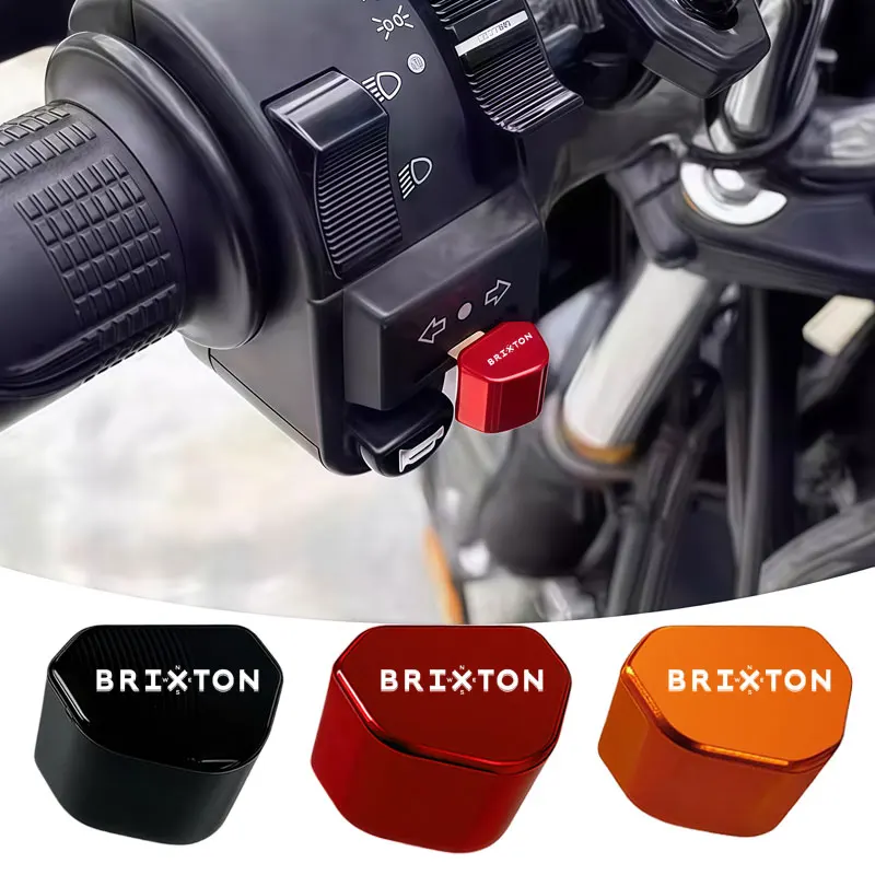 

Алюминиевые аксессуары для мотоциклов Brixton 120 500X BX125R: кнопка переключения, кнопка поворотников, накладка на ключ, изготовленные из алюминиевого сплава с ЧПУ.