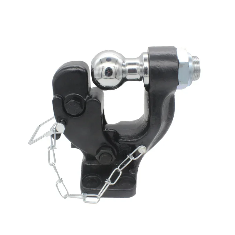 

Hight Quality Combination Towing Pintle Hook With 2" Ball,5/8" Hitch Pin Steel Pintle Hooks And Mounts