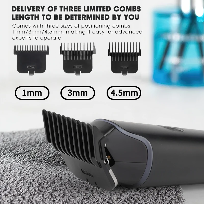 LCD digital display men's hair clipper hair salon engraving electric clipper USB hair clipper bald machine