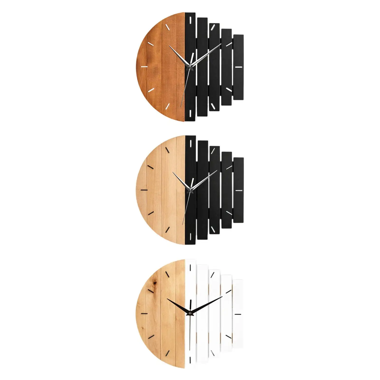 Wall Clock Wear Resistant Practical Decorative Easy to Use Sturdy Fashion Home Decor for Shop Indoor Bedroom Office Living Room