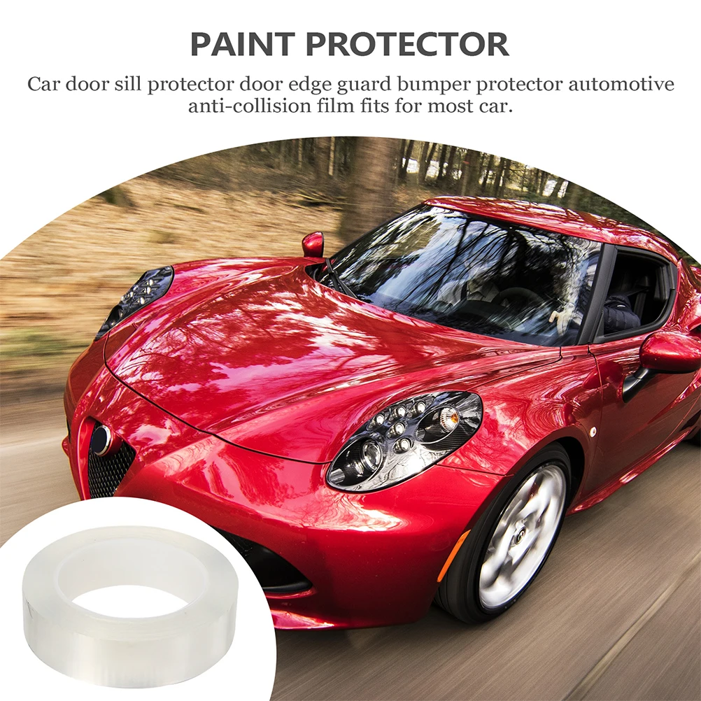

1 Roll Car Door Sill Protector Bumper Guard Automotive Exterior Accessories Door Edges Guard Wear Resistant No Residue Easy Fit