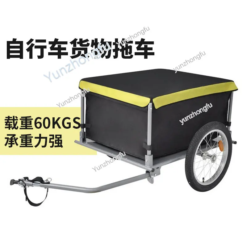 Bicycle Hanging on Back of Ear Trailer Outdoor Riding Luggage Trolley Foldable Pet Trailer